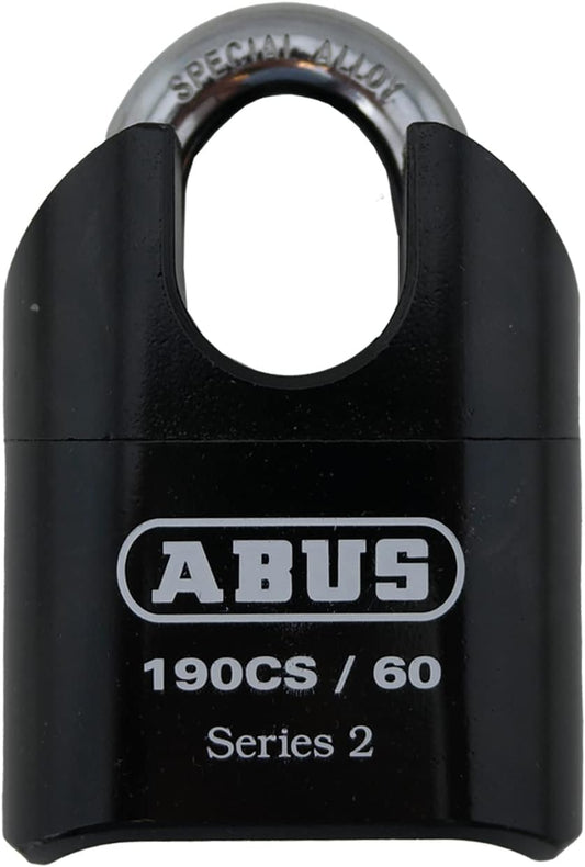 ABUS 190CS/60 High Security Solid Steel Combination Padlock, Closed Shackle