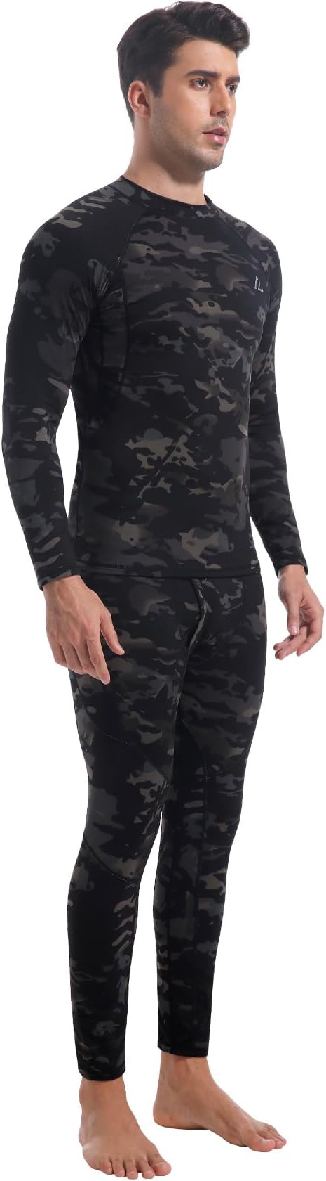CL convallaria Thermal Underwear Long Johns Set Mens Winter Gift Hunting Gear Sport Base Layer Bottom Top