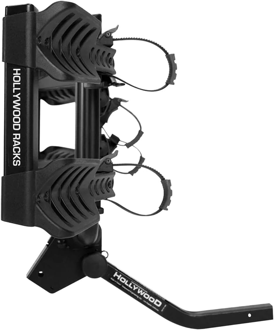 Hollywood Racks Destination 2 Hitch Bike Rack, Transports 2 Bikes up to 35 lbs Each - Lightweight Platform Style Bike Carrier for Car, SUV, or Truck - Secure, Foldable Bicycle Car Racks