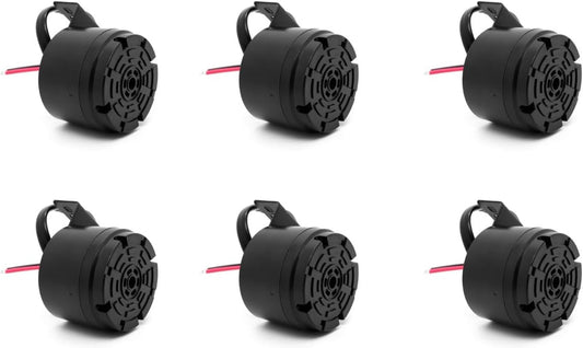 Universal 12-24V 100dB Waterproof Back-Up Alarm (Black-6 PCS)