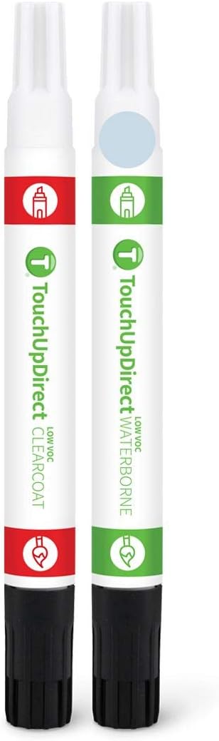 TouchUpDirect 781 Sea Glass Pearl Compatible with Toyota Exact Match Touch Up Paint Combo - Essential Kit