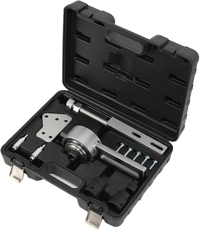 Torque Multiplier Tool, Crankshaft Pulley Tool, Engine Crankshaft Belt Pulley Removal Tool, 1:5 Labor Saving Wrench Tool For Ford 1.0 EcoBoost 1.1 Duratec 2.0 EcoBlue Diesel