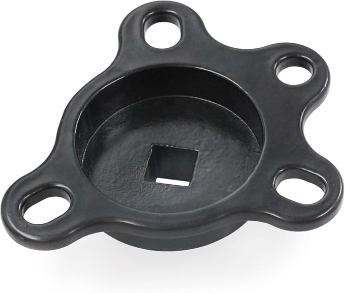 Crankshaft Turning Tool Engine Rotation Adapter Tool Compatible with Chevy Ford V8 Engines Black