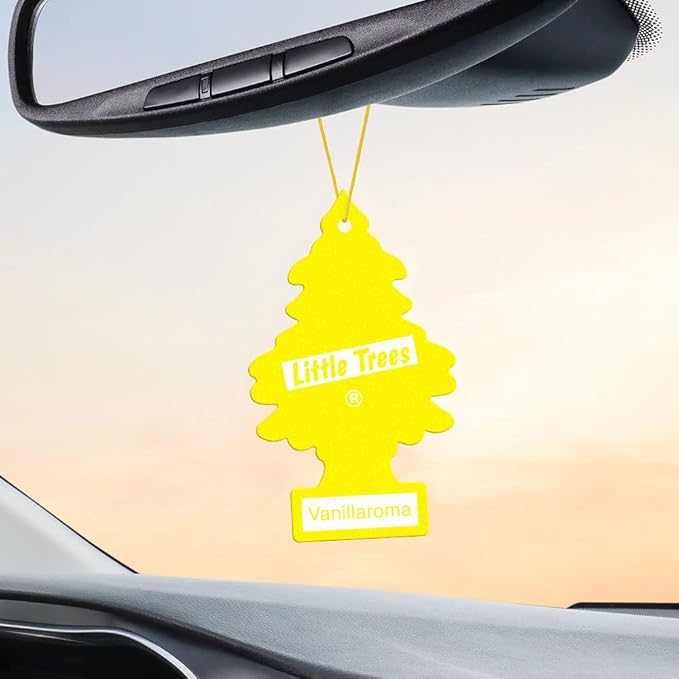 LITTLE TREES Car Air Freshener | Hanging Tree Provides Long Lasting Scent for Auto and Home | Vanillaroma, 24 Air Fresheners