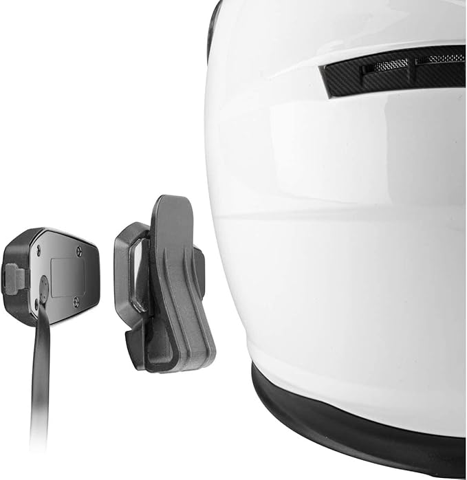 Interphone UCOM4 - Motorcycle Bluetooth Communication - 4 Riders up to 1.6 Km Range - Battery 15Hr - Helmets Headset Compatible TFT and GPS - DSP and Noise Control - Waterproof IP67 - Single Pack