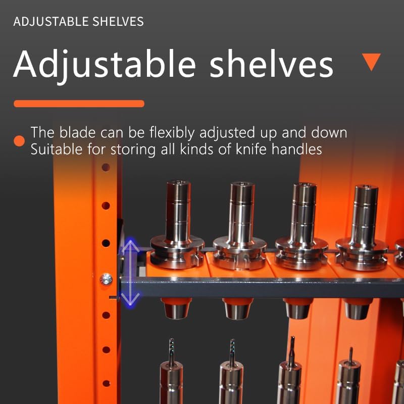 BT50 Vertical Drawer Cabinet, Large Capacity CNC Tool Storage Cabinet, Tool Holder Station for Machining Centers