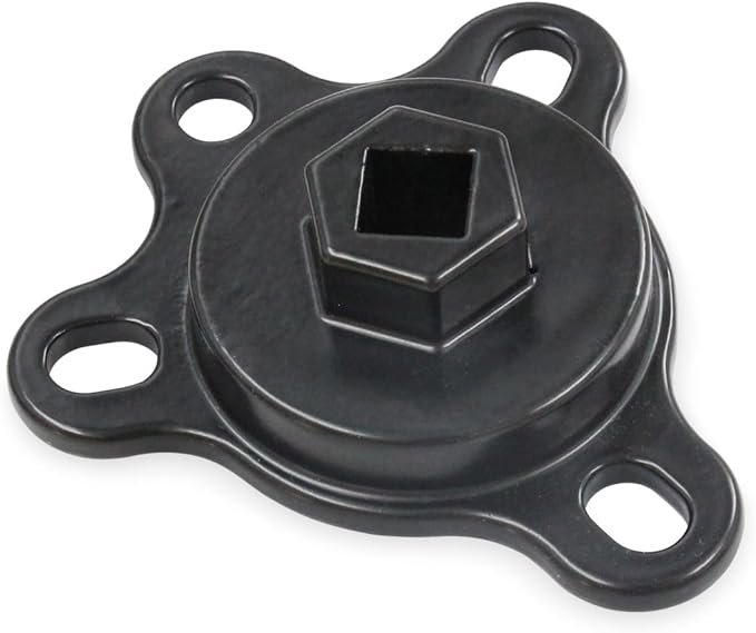 Crankshaft Turning Tool Engine Rotation Adapter Tool Compatible with Chevy Ford V8 Engines Black
