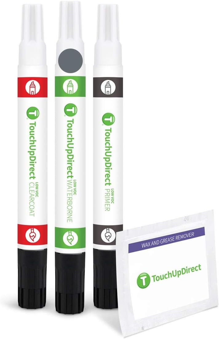 TouchUpDirect 1F9 Slate Metallic Compatible with Toyota Exact Match Touch Up Paint Combo - Preferred Kit