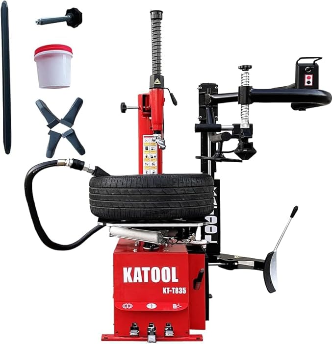KATOOL 2.0HP Tire Changer Machine Combo Bead Blaster with Assist Arm Tire Machine Wheel Balancer Machine Tire Changer Wheel Changers Machine