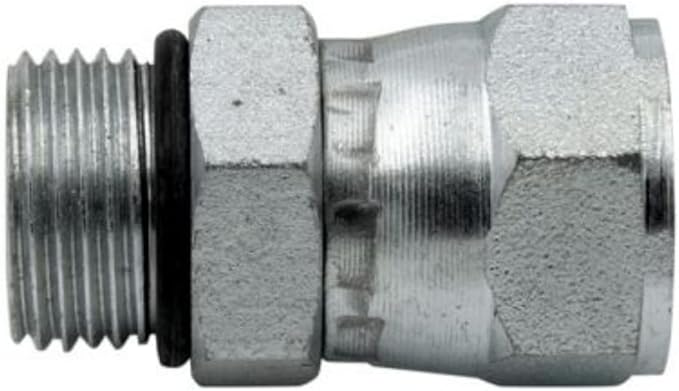 #12 SAE/ORB Male x 3/4" JIC Female Swivel Nut Hydraulic Fitting/Adapter | 6402-12-12
