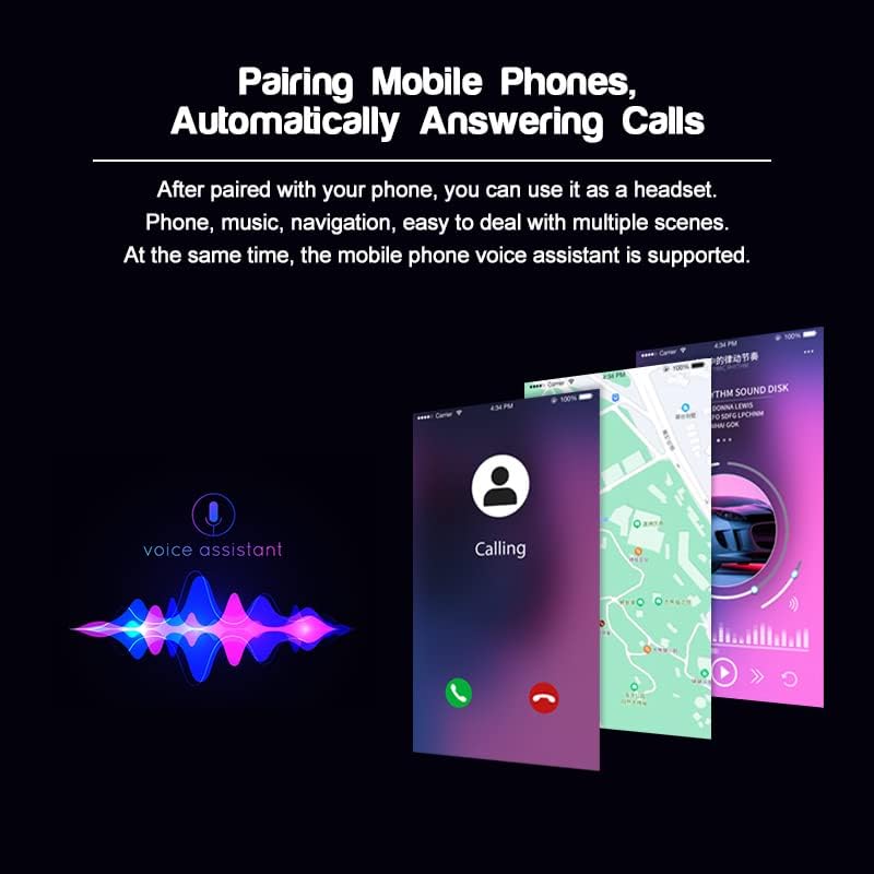 MIMIRACLE V4 Plus Motorcycle Helmet Bluetooth Intercom Headset, Up to 4 Riders 1500M IP65 Waterproof Motorbike Communication System for Skiing/ATV/Off Road -2 Pack