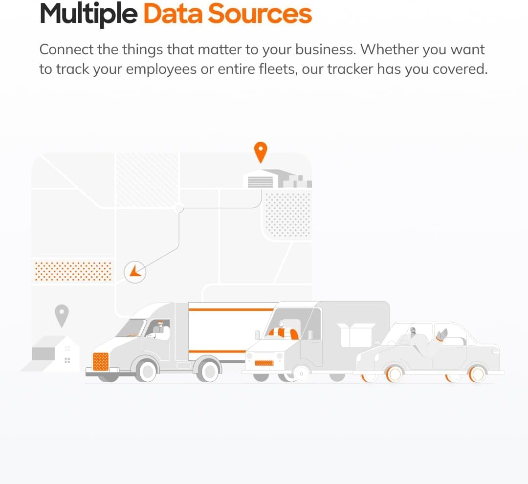 Dash T11 GPS Tracker for Vehicles, Real Time Tracking, Theft Prevention, Door Lock/Unlock, No Contract, Fleets Cars Trucks, US Support, Advanced Reports Easy Set Up & Easy to Use