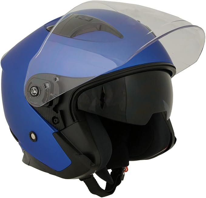 Milwaukee Helmets Open Face 3/4 Motorcycle Biker Rider Helmets MPH98XX - X-Large