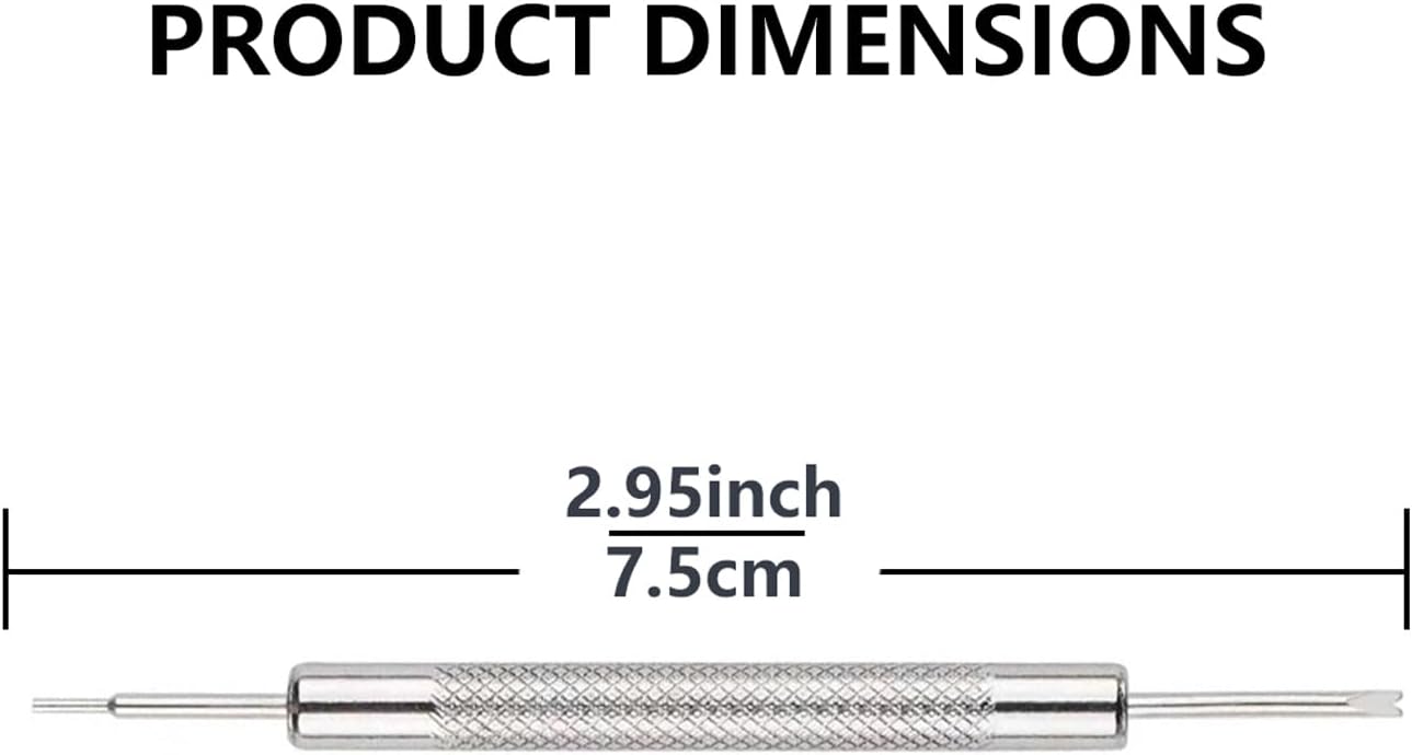 Watch Link Removal Kit, Tools to Adjust and Remove Bracelets，Pin Remover for Sizing Strap，Watch Band Adjustment Tool Kit with Extra Replacement