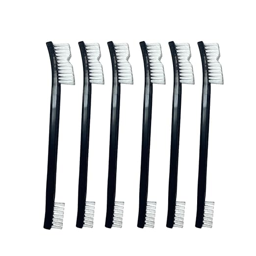 6-Pack Ultimate Detailing Brush Set: Heavy-Duty Nylon & Wire Brushes for Cars, Kitchens & Tight Spaces – Ergonomic Grip, Non-Scratch Bristles