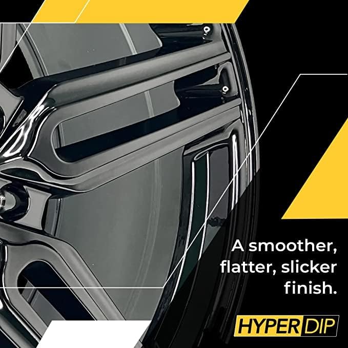 DipYourCar.com HyperDip Paint - Can of Sprayable Automotive Dip Coat - Removable Peelable Paint Protection for Cars - Shadow Black Satin Coat Spray