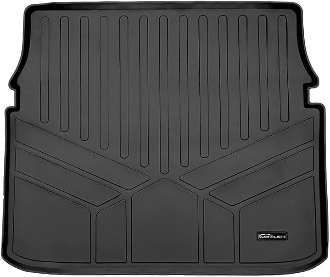 SMARTLINER All Weather Custom Fit Cargo Trunk Liner Floor Mat Behind 3rd Row Black Compatible with 2018-2025 Honda Odyssey