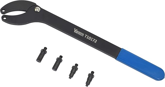 Engine Timing Belt Change Tool Kit Against Timing Pulley Holder Tool, Compatible with VW Golf VAG 3036 T10172, with Gloves
