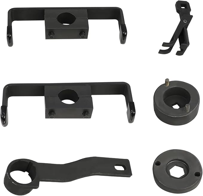 Engine Timing Tool Kit Compatible with Ford 4.6L 5.4L 6.8L 2-Valve and 4-Valve Engine with Valve Spring Compressor Tool, Camshaft Holding Tool, Crankshaft Positioning Tool, Camshaft Positioning Tool