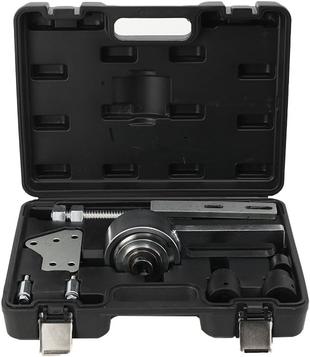 Torque Multiplier Tool, Crankshaft Pulley Tool, Engine Crankshaft Belt Pulley Removal Tool, 1:5 Labor Saving Wrench Tool For Ford 1.0 EcoBoost 1.1 Duratec 2.0 EcoBlue Diesel