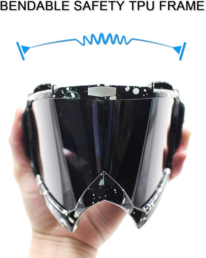 SPOSUNE Dirt Bike ATV Goggles UV400 Motorcycle Goggles for Men Women Youth Motocross Riding Goggles Windproof Dustproof