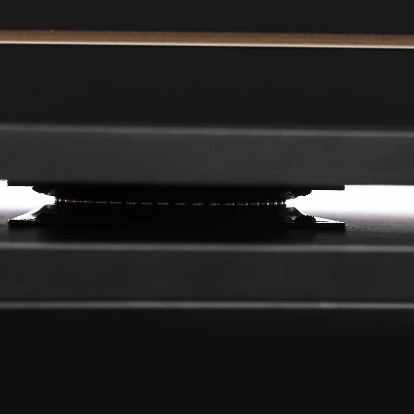 WISDOMFUR Rotating Slatwall Display Rack – 16"x16"x60" Black Spinning Tower with Wheels – Retail Display Fixture for Accessories, Hooks & Shelves