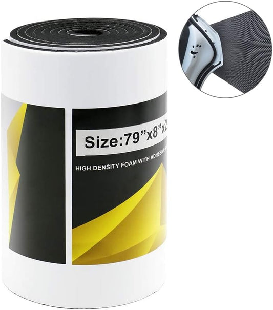 Car Door Protector Bump Body Guard,1/4" Sectional Foam Sticking Garage Wall Parking Protector Collision Avoidance Waterproof Foam Protector Wall Corner Protecting Your Car Doors (1 Pack)