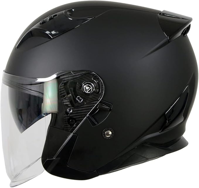Milwaukee Helmets Open Face 3/4 Motorcycle Biker Rider Helmets MPH98XX - XX-Large