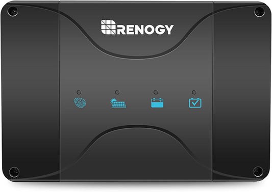 Renogy 12V 30A DC to DC Charger with MPPT & Multi-Stage Charging - Smart On-Board Battery Charger for Solar/Alternator Input - Charges Lithium, AGM, Gel, Flooded Batteries in RVs, Cars, Marine