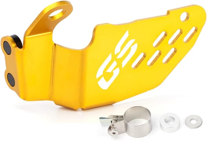 Modeer for R1200 R1250 GS Adventure R1250GS HP -2024 Motorcycle Sidestand Side Stand Switch Protector Guard Cover Cap R 1200 1250 GSA R1250GSA R1200GS adv R1250R R1250RS R1200R R1200RS (Gold)