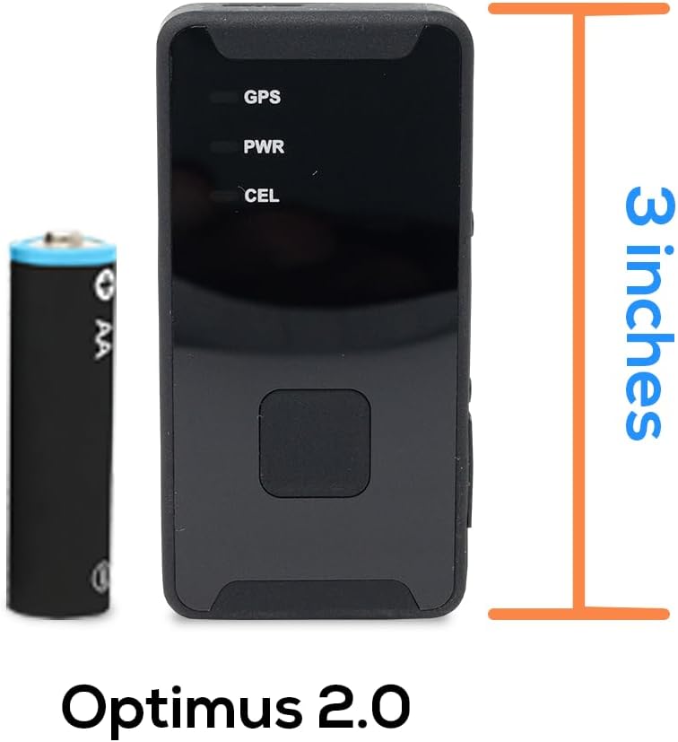 Optimus 2.0 GPS Tracker for Vehicles, Assets, People - 4G LTE - Real-Time GPS Tracking Device - Instant Alerts
