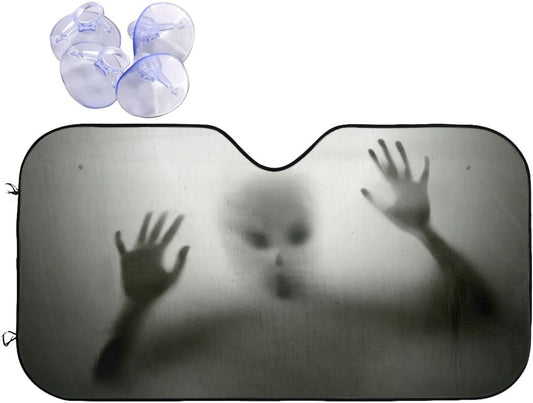 Alien trapped Car Windshield Sunshade Front Window Sun Visor Protector Foldable Shield Cover for Truck SUV