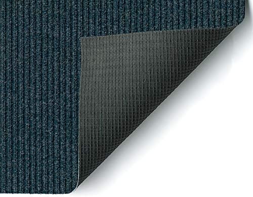 KOECKRITZ Heavy Duty Durable All Weather Indoor/Outdoor Non Slip Entrance Mat Rugs and Runners for Office Business Building Home Garage Front Door (3' x 17', Blue)