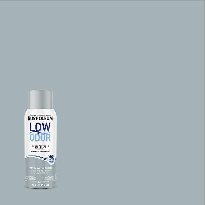 Rust-Oleum Low Odor Premium Spray Paint, 11 oz, Matte Daydreaming, 6 Pack