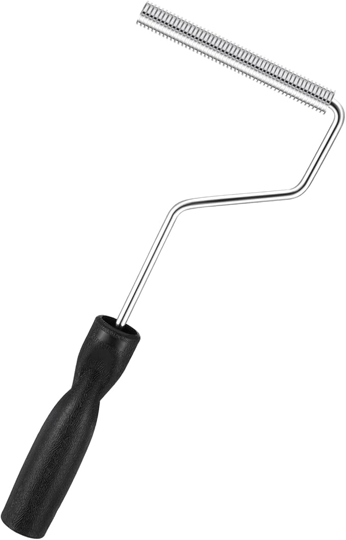 BBTO Bubble Paddle Tool Fiberglass Laminating Bubble Roller Aluminum Head for Mold Resin Composite (4 Inch)