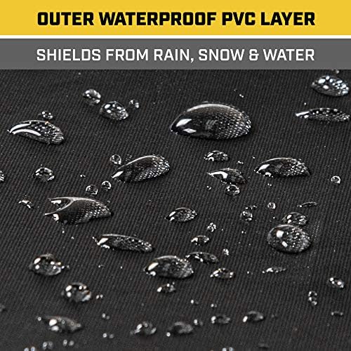 CAT® MudShield ATV Cover Waterproof Heavy Duty Outdoors All Terrain Vehicle 4 Wheeler Accessories ATV Quad Cover Polaris ATV Cover Powersports for Can-Am Kawasaki Honda Four Wheeler Cover (XXL 102"L)