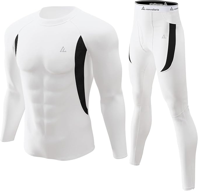 CL convallaria Thermal Underwear Long Johns Set Mens Winter Gift Hunting Gear Sport Base Layer Bottom Top