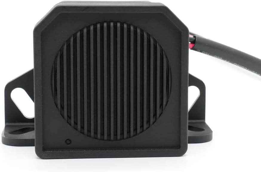 White Noise Reversing Alarm – Adjustable 85/90/95/100dB for Vehicle Safety (4PCS)