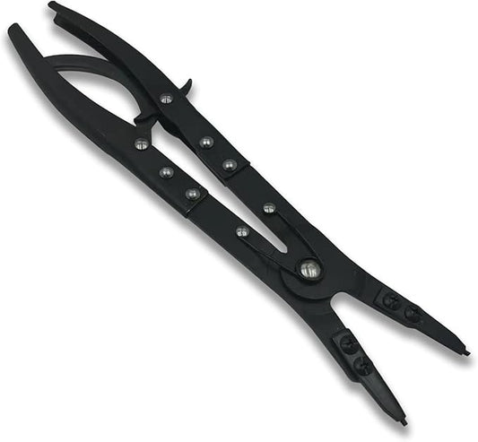 38700 Spindle Snap Ring Pliers, 12in Heavy Duty Internal External Snap Ring Pliers, for Installation and Removal of Circlips，Compatible with Ford Super Duty Pickups 2007 and Newer