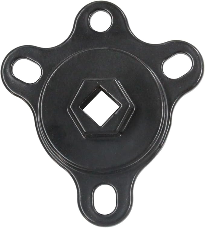 Crankshaft Turning Tool Engine Rotation Adapter Tool Compatible with Chevy Ford V8 Engines Black