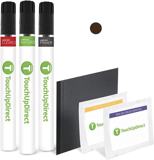 TouchUpDirect 4X4 Smoked Mesquite Compatible with Toyota Exact Match Touch Up Paint Brush - Platinum Kit