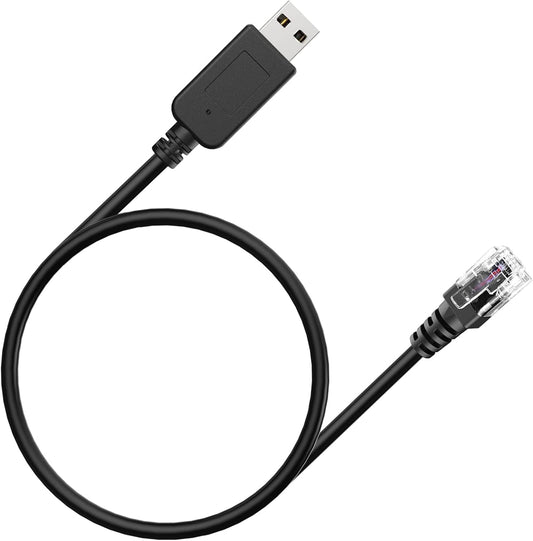 Radar Detector Cord, USB to RJ11 Cable,RJ11 Plug Power Cable,for Escort Uniden Radenso XP Beltronics Cobra Whistler Radar Detector,Replacement Power Cable for Radar Detectors (RJ11-3.3ft)