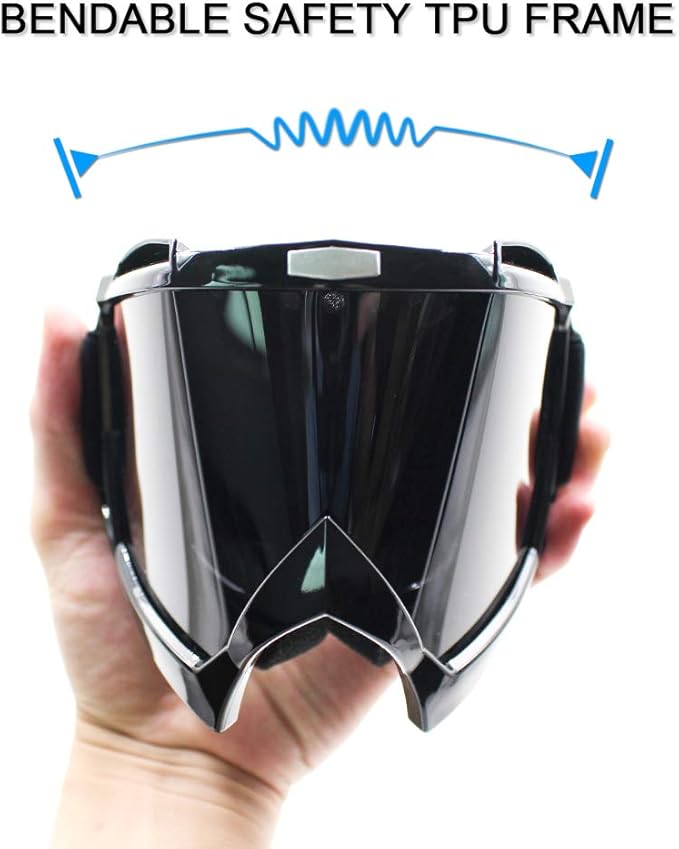 SPOSUNE Dirt Bike ATV Goggles UV400 Motorcycle Goggles for Men Women Youth Motocross Riding Goggles Windproof Dustproof