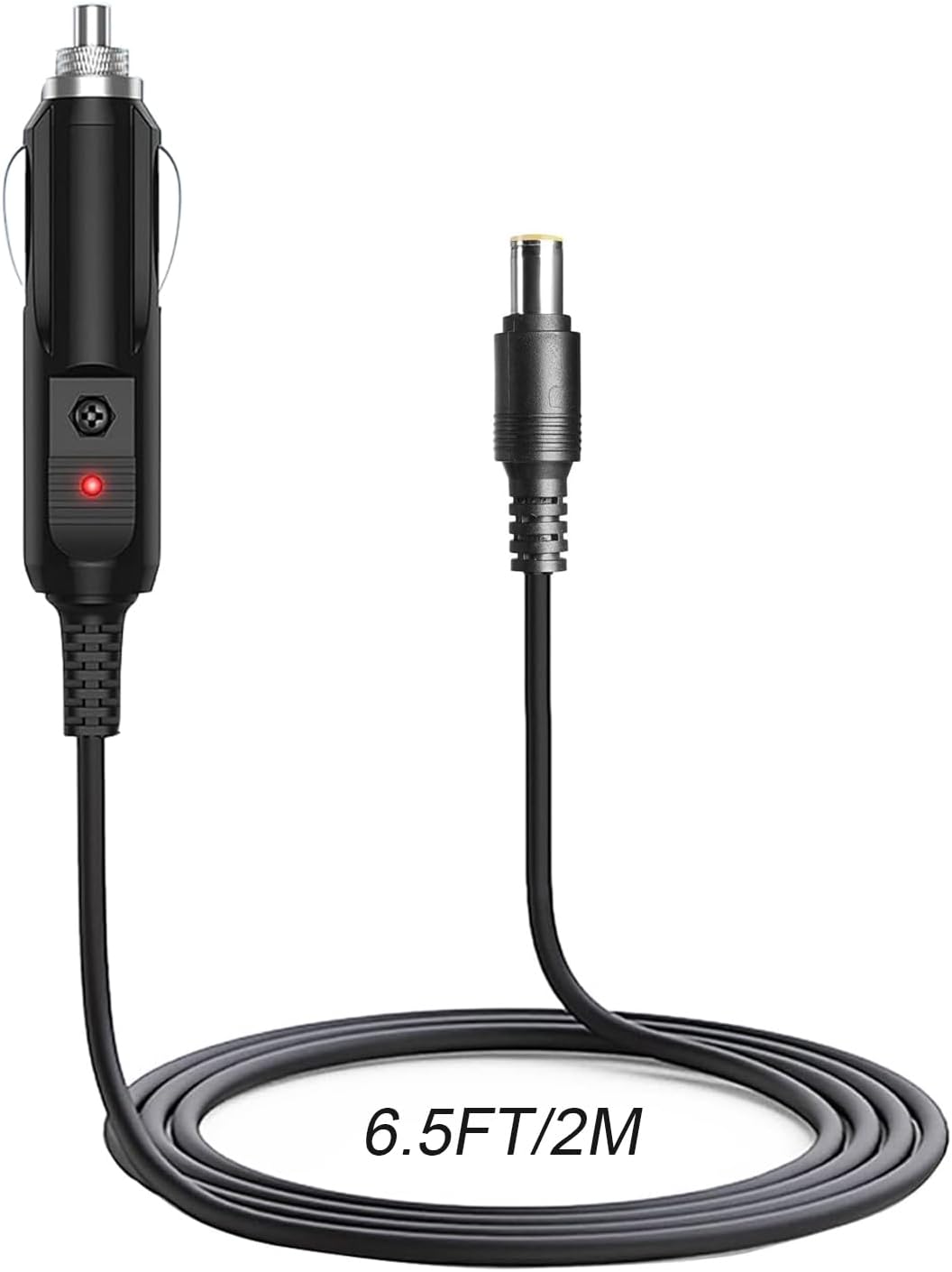 Car Charger Power Adapter Compatible with BLUETTI Car Charging Cable EB3A / EB70 / EB70S Portable Power Adapter 2M/6.5FT Charging Cord with DC 8MM Input Port