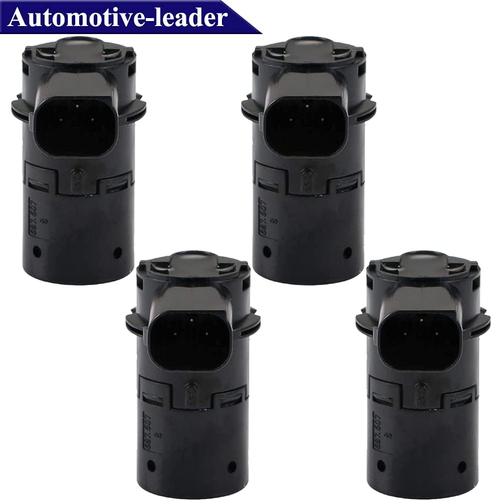 4Pcs Reverse Backup Park Sensor 4F2315K859AA 3F2Z15K859BA Parking Assist Sensor Bumper Object Sensor for Ford F150 F250 F350 E150 E250 E350 Expedition Explorer Escape