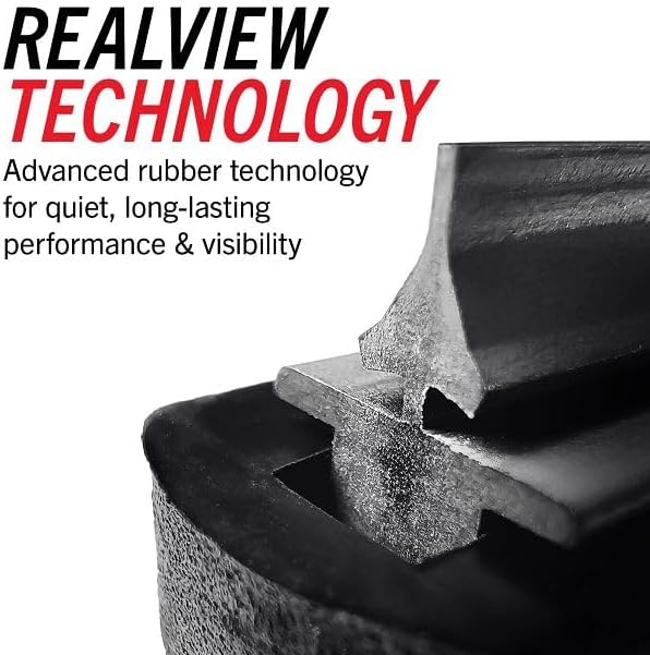 POWERSTOP PowerClear – PCK-2220-1 Front 22" + 20" Windshield Wiper Blade Set J-Hook Type For Toyota Tacoma, Jeep Compass, Chevrolet Camaro, Toyota 4Runner, Subaru BRZ [Model Specific]