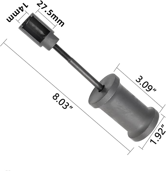 DPTOOL Fuel Injector Removal Tool Injector Slide Hammer Puller Compatible with Land Rover Evoque Jaguar Ford Mondeo 2.0T 204PT PT204 Engine