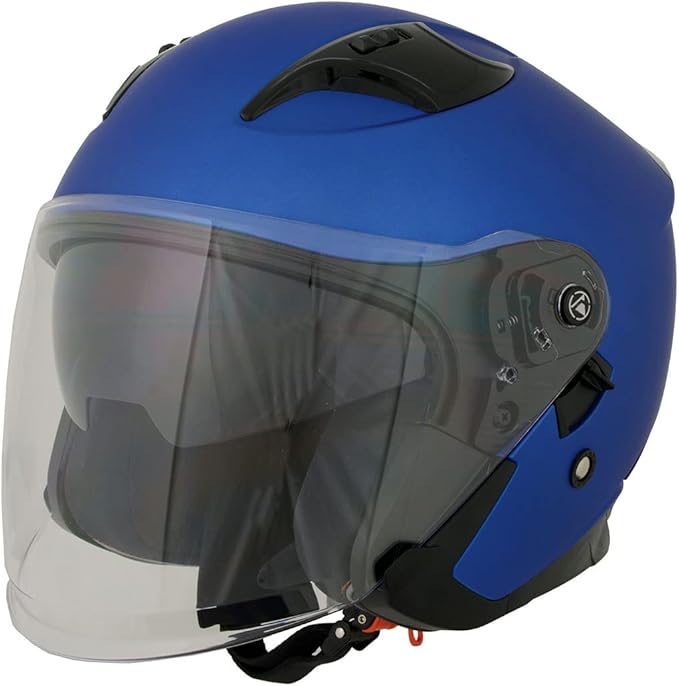 Milwaukee Helmets Open Face 3/4 Motorcycle Biker Rider Helmets MPH98XX - Large