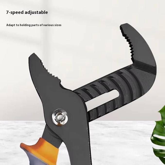 8 & 10-Inch Channel Locks Plier Set - Adjustable Water Pump Pliers for Plumbing & DIY Tasks