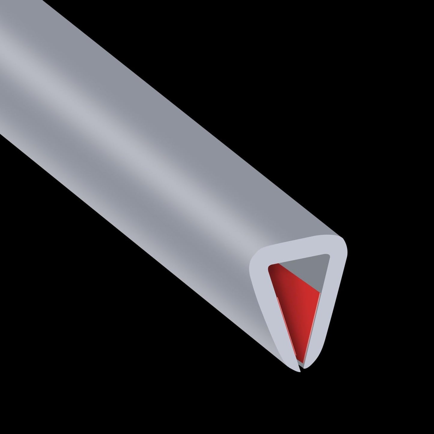 Rubber Edge Trim, Flexible Edge Trim for Sharp Edge, 3/16" U Channel Edge Protector, Self Adhesive Edge Guards for Plywood, Glass, Flexiglass and Sheet Metal Parts, 20Ft, Grey Color